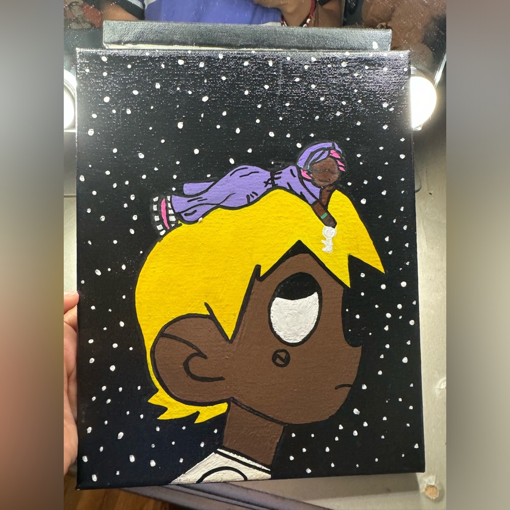 Lil Uzi handmade painting.